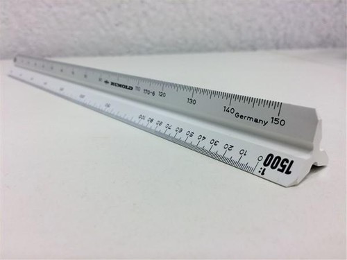 Righello rumold triangolare - righello,