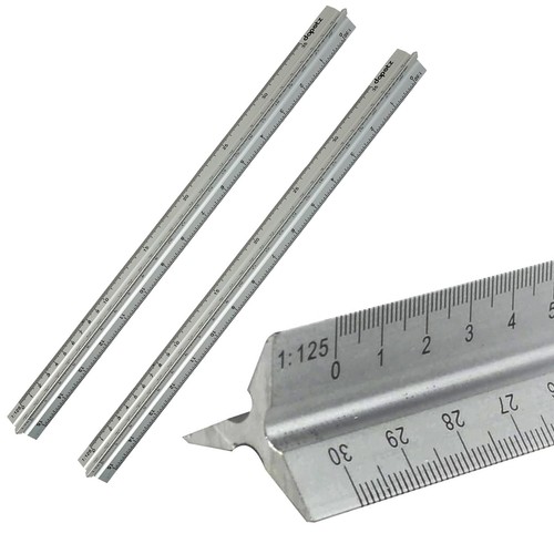 Righello triangolare alluminio