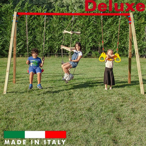Altalena tripla con - , sedile