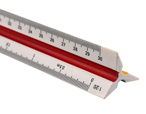 Righello triangolare 30cm - triangolare,,