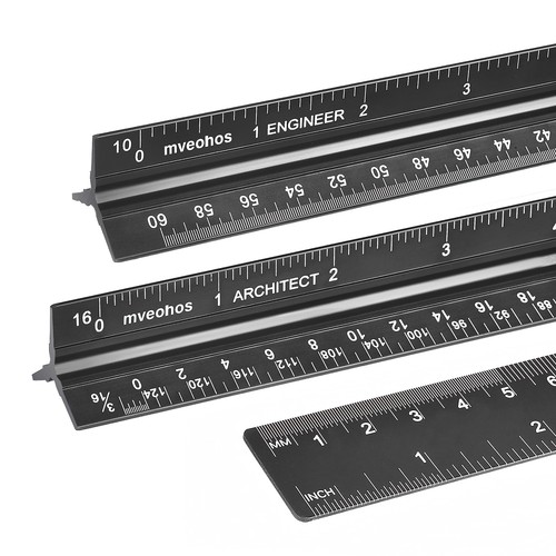 Set pezzi righello - set, scala